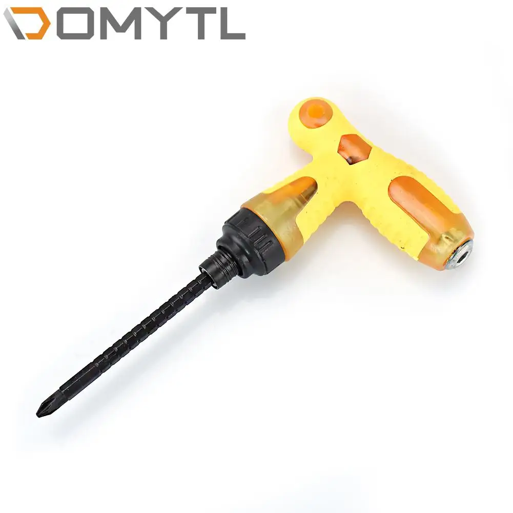 Dual Purpose Ratchet Screwdriver Mini Short Screwdriver Set for Repair