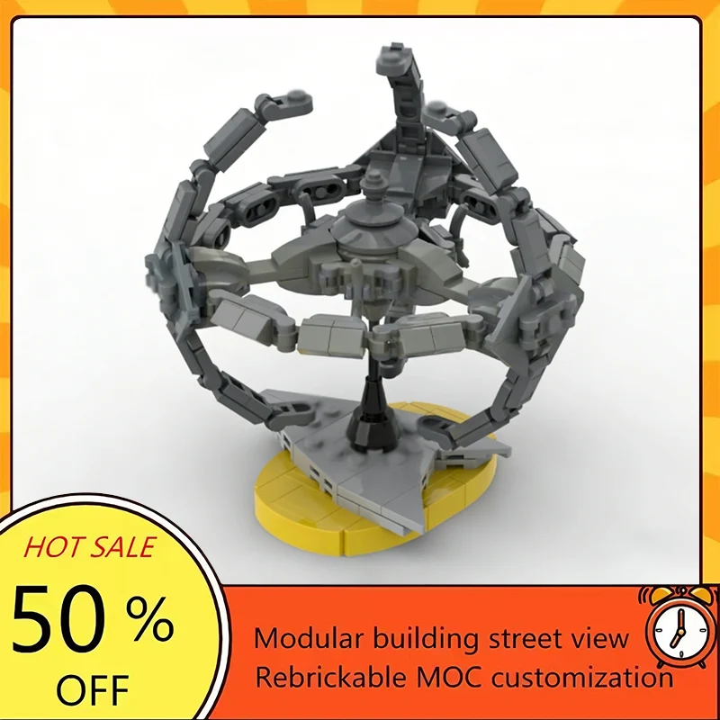 

Набор из 221 детали: Популярная модель космического корабля из фильма «Звездные войны», конструктор MOC, модульные технологичные блоки, подарок на праздник, игрушка для сборки, детский набор