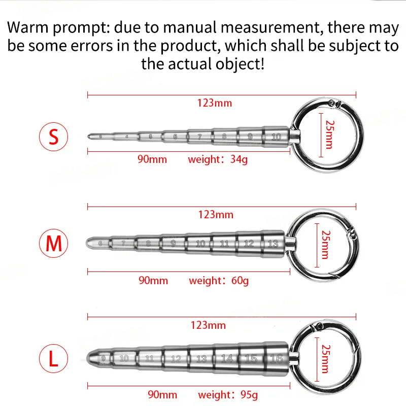 Progressive Horse Eye Rod Stainless Steel Catheters Urethral Dilators Urethral Plug Male Orgasm Masturbation Sex Toys for Men