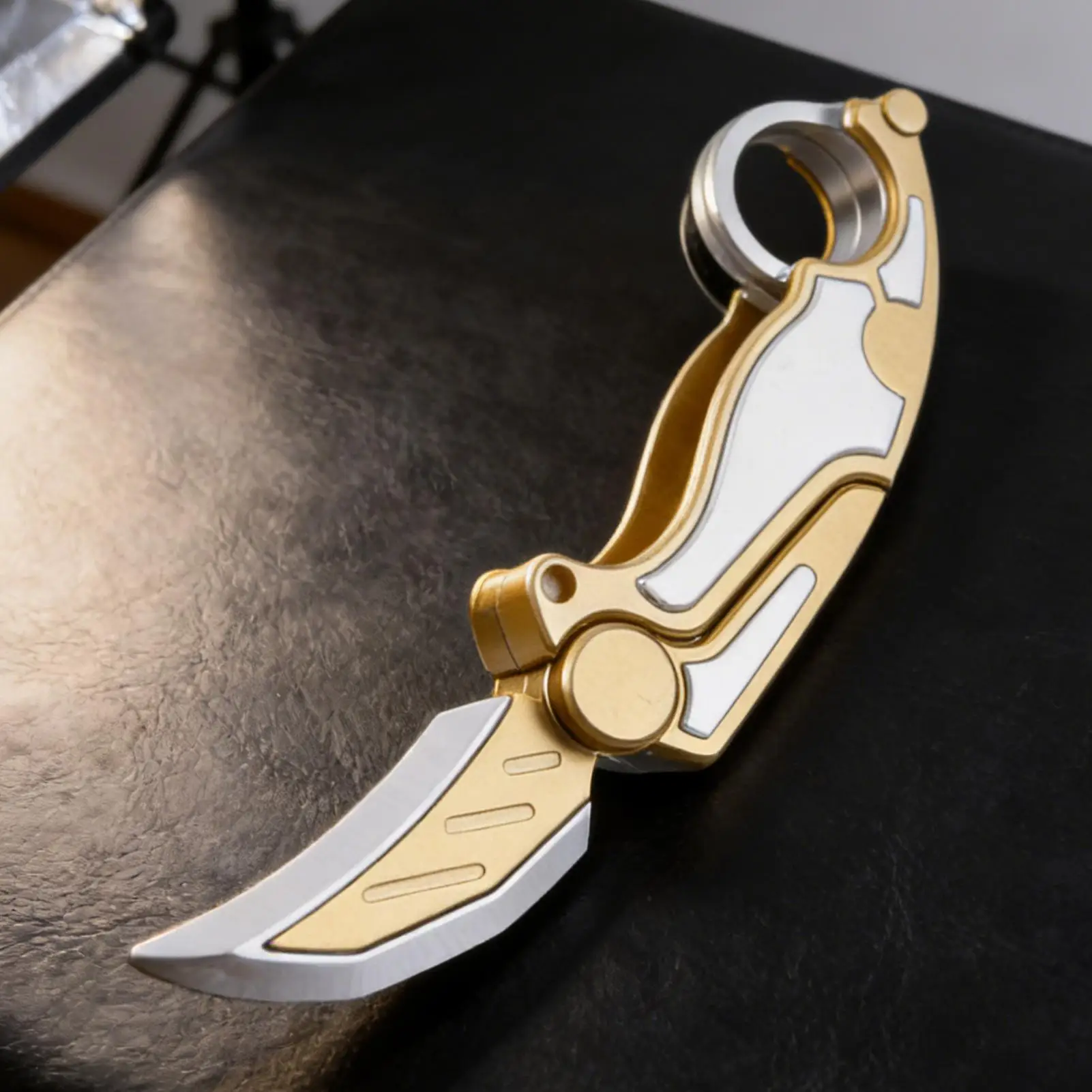 

Складной нож-игрушка Fidget: крутой, успокаивающий карманный нож-резак, напечатанный на 3D-принтере, для женщин, мужчин, коллекционеров, детей и взрослых