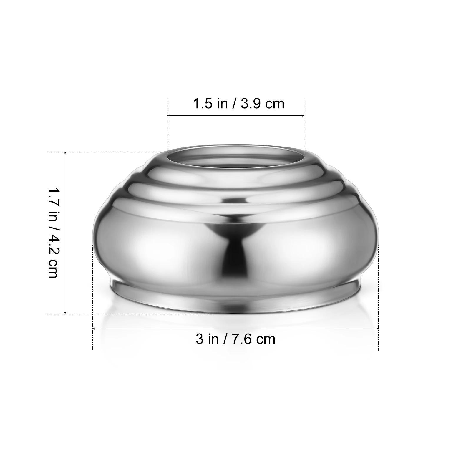 

4pcs Gazing Ball Stand Garden Base Stainless Steel Holders Displaying Stand Sphere Holder Outdoor Decor Globe Base Metal Sphere