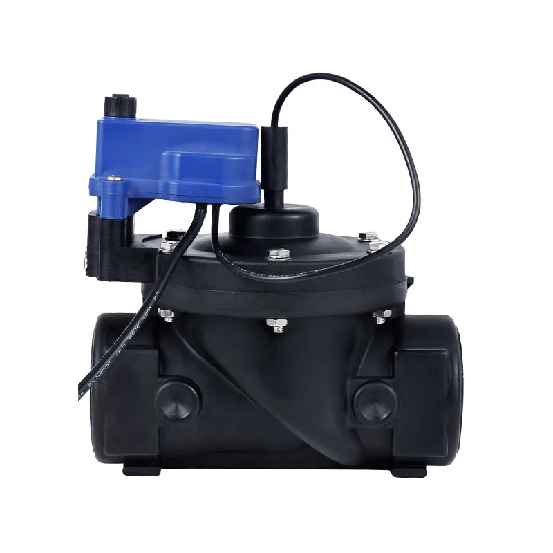 Válvula Solenoide de plástico para cazador de aves de lluvia, sistema de riego para paisajismo agrícola para medios de agua DC/AC 12V 24V G3/4 G1