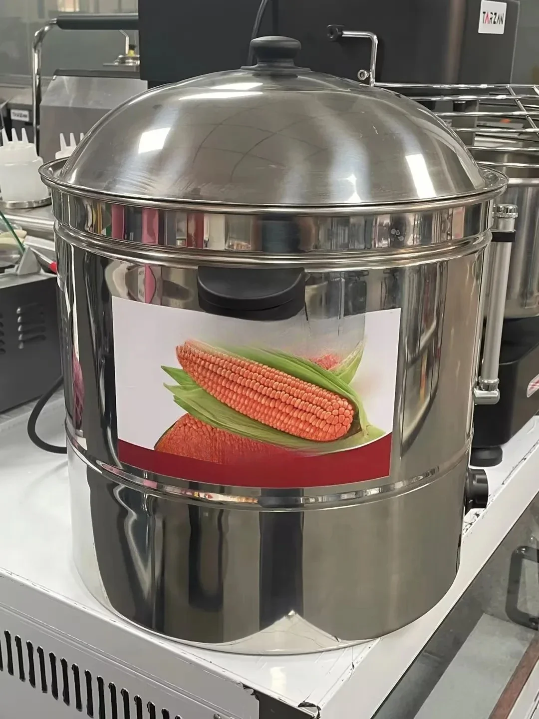 Electric Commercial Sweet Corn Steamer Machine for Hotel Kitchen Efficient Corn Steaming Equipment