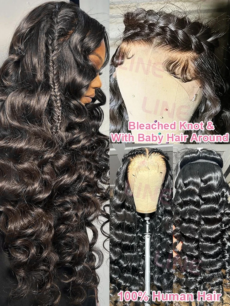 40 بوصة مجعد فضفاض موجة 13x7 HD الدانتيل الجبهة خصلات الشعر المستعار الإنسان البرازيلي 200% فضفاض موجة عميقة الباروكات 13x6 الدانتيل الباروكة الأمامية للنساء