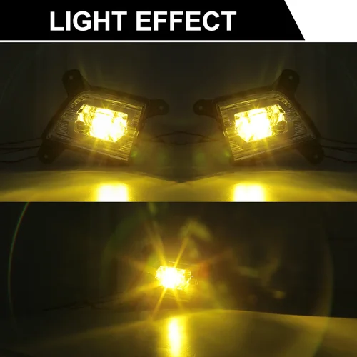 Imagen 2 del producto Faros antiniebla de coche para Chevrolet Silverado 2019 2020 2021 2022 luces LED de circulación diurna DRL faros de parachoques delantero accesorios de 12V