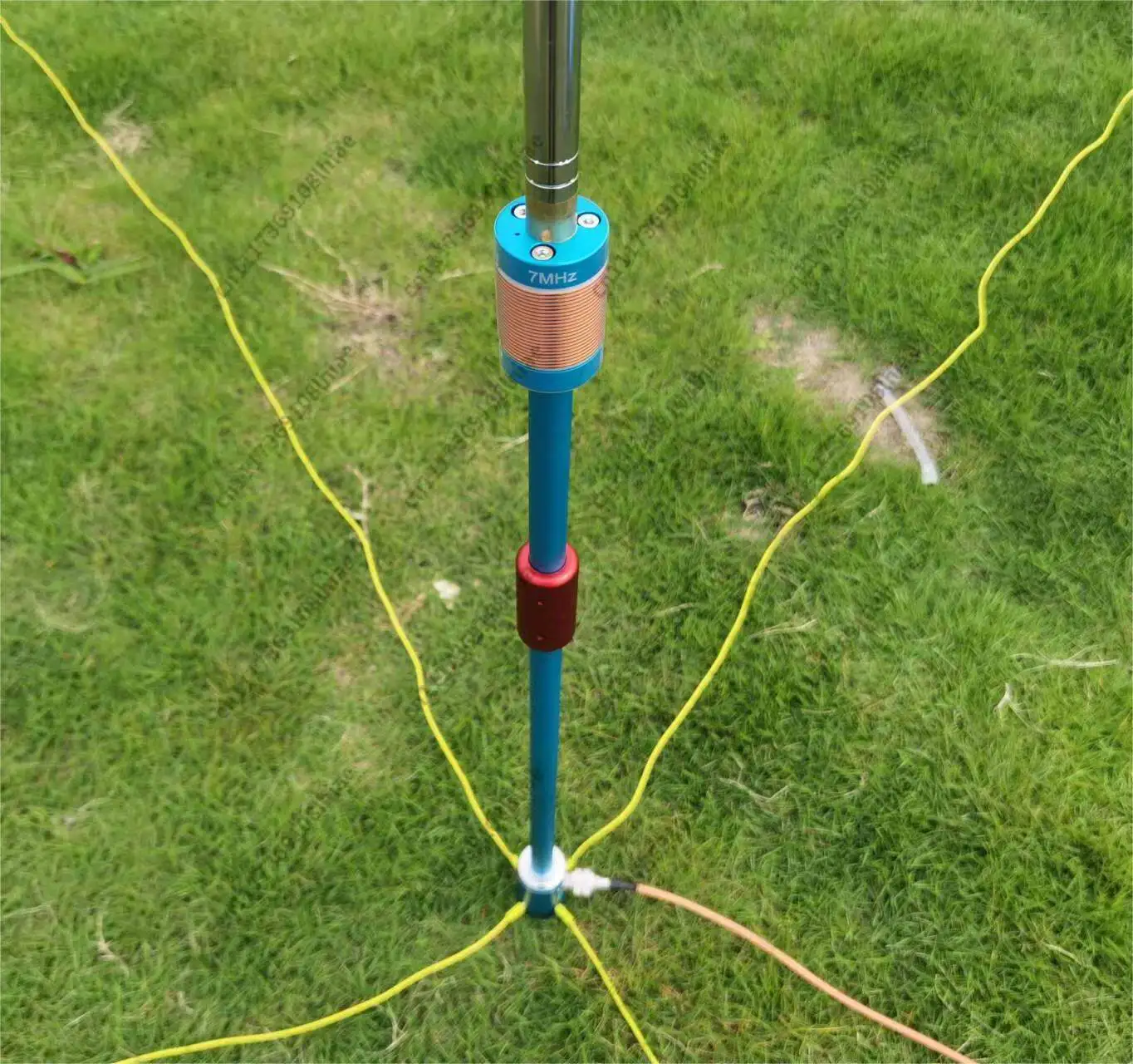 MA-12 Portable GP Shortwave Antenna V3.2 | 7-50MHz Multi-Band Vertical Whip for Ham Radio Travel & Field Use