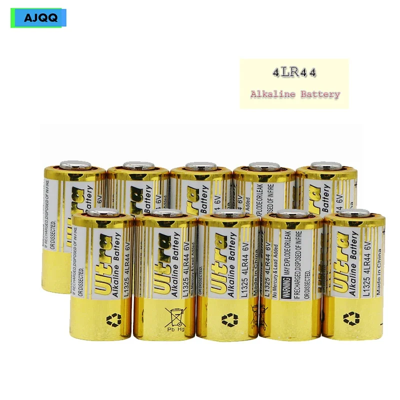 100pc 4LR44 L1325 6V Alkaline Battery A544V 4034PX PX28A L1325 4AG13 544 4A76 Dry Primary Cell for Toy Remote Control Calculator