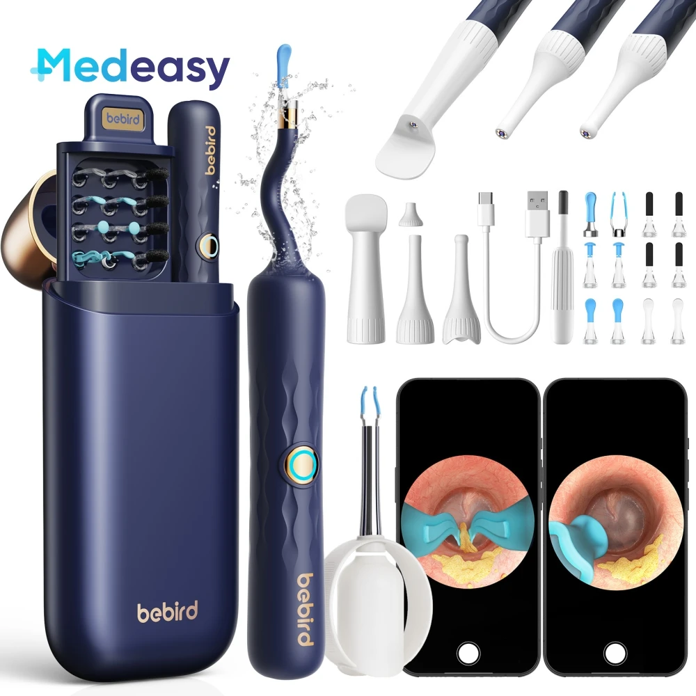NewENT Examination Tools Wireless WIFI Earpick Ear-picking Set Ear Canal Cleaner with Camera