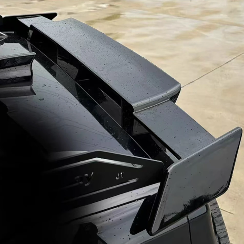 Suitable For Jetour Traveler Shanhai T2 2023-2025 Large Tail Wing Roof Wing Fixed Black Warrior Style Mdification