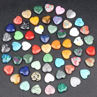 10/20/30PCS 20MM Heart Shape Stone Crystal Amethyst Love Healing Stones Irregular Mineral Gravel Specimen for Home Garden Decor 5