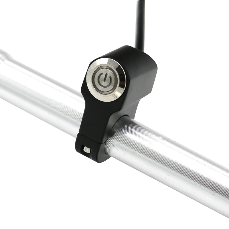 

Motorcycle Switches ATV E-bike Scooter 7/8" 22mm Handlebar Mount Switch For Headlight Hazard Brake Light Starter ON-OFF With LED