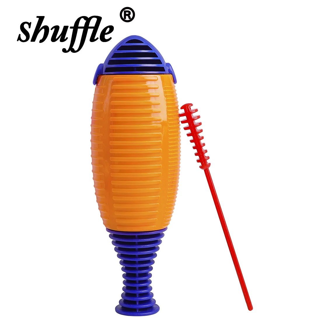 Orff Scrapers Fish Baby With Scraping Stick Rattle Tube Maracas Cylinder Croak Children's Musical Toys Percussion Instruments