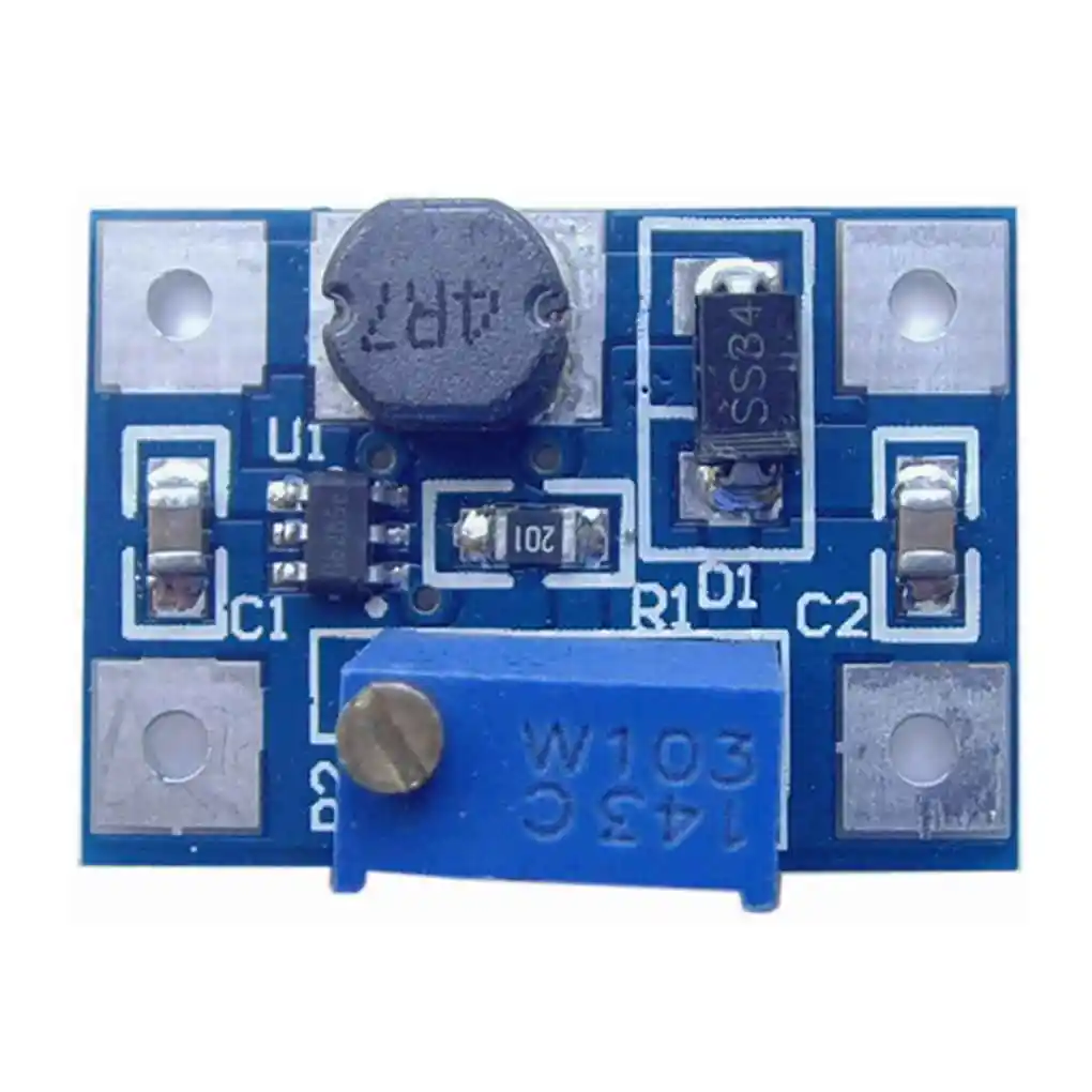 Boost Voltage 2A Current Module DC-DC Power Supply Module Adjustable Converter Regulator Step Up Overheat Protection