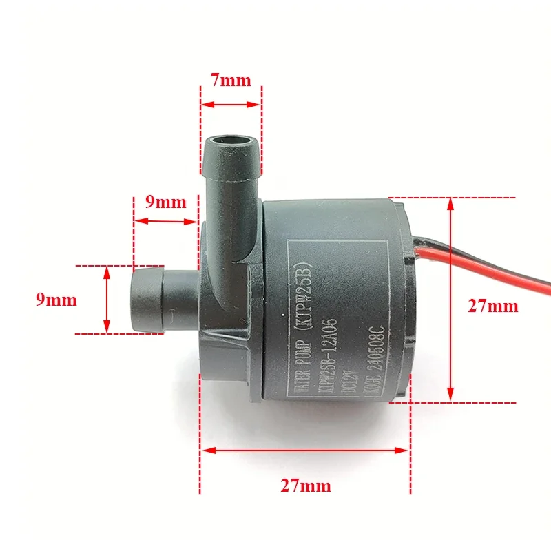 KOGE KIPW25B-12A Micro Brushless Water Pump DC 12V Large Flow Mini Submersible Impeller Centrifugal Pump DIY Fountain Aquarium