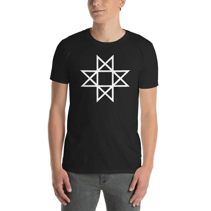 

Auseklis 8 Sided Star Latvian God Symbol Octagram Cross T Shirt