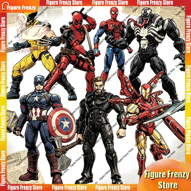 Oferta Especial: Kits Originales Blokees Marvel Champion Class Mol ​   Figuras de Acción de Iron Man, Colección de Juguetes Periféricos para Niños