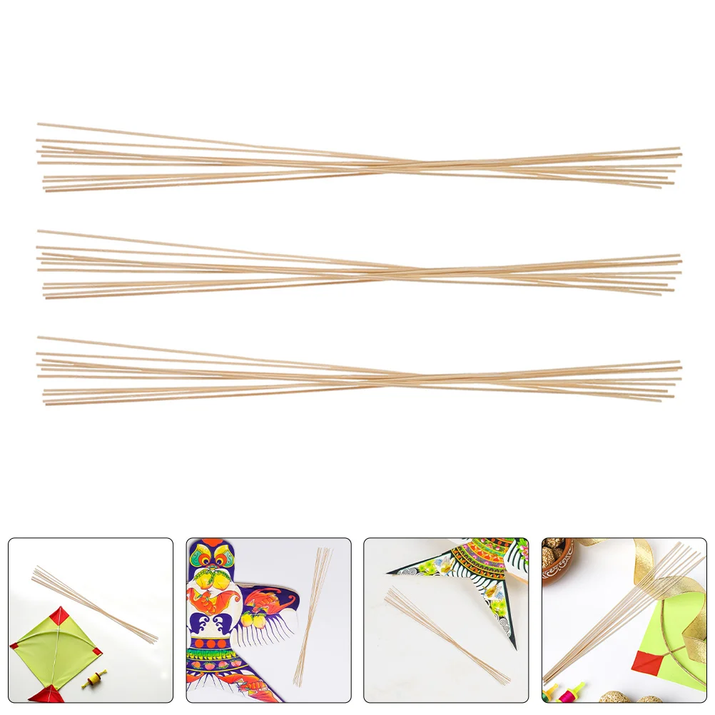 50 Stuks Kite Frame Staven Bamboe Stokken Onvoltooide Craft Strips Voor Diy Vliegers En Lantaarns Kite Maken Kit Bamboe staven