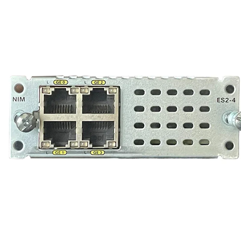 Original NIM-ES2-4 4-Port 1GE Gigabit Ethernet Network Module for Cisco ISR 4000 Series 4x  RJ-45 Router