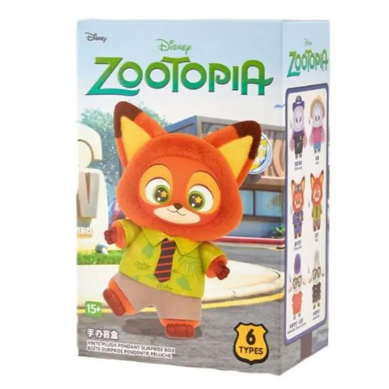 2025*Zootopia Plüsch Vinyl Puppe Blind Box Nick Judy Action Figure Cartoon Sammlung Geburtstag Geschenk Urlaub Geschenke