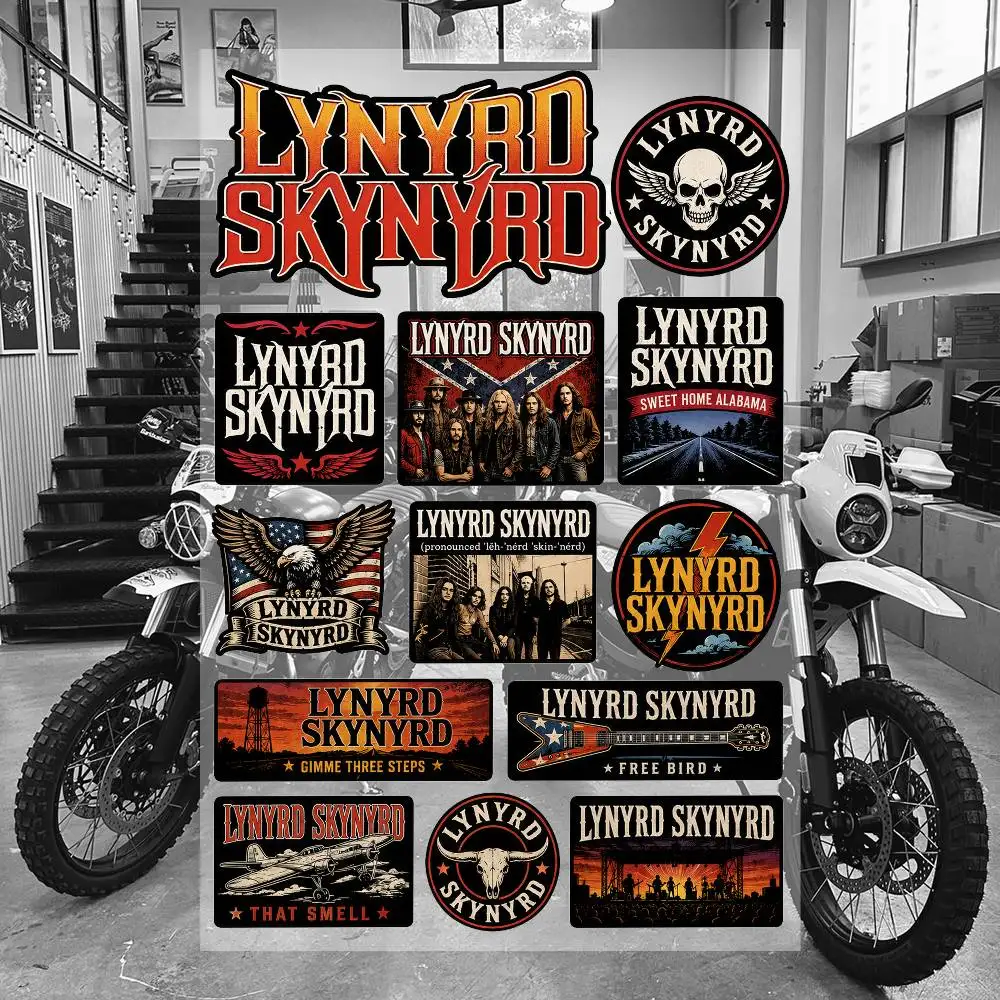 L-yN-yrd SkyN-yrd Ästhetische Graffiti Wasserfeste PVC-Aufkleber für Auto Motorrad Skateboard Helm Notizbuch