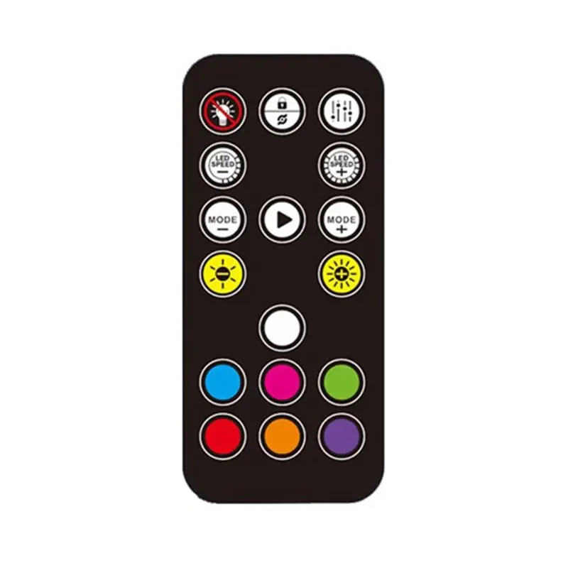 ELECT-For PC Fan Cooling ARGB Controller To SATA RGB Remote Mini Controller Adapter RGB Remote Controller For Fan Light Strip