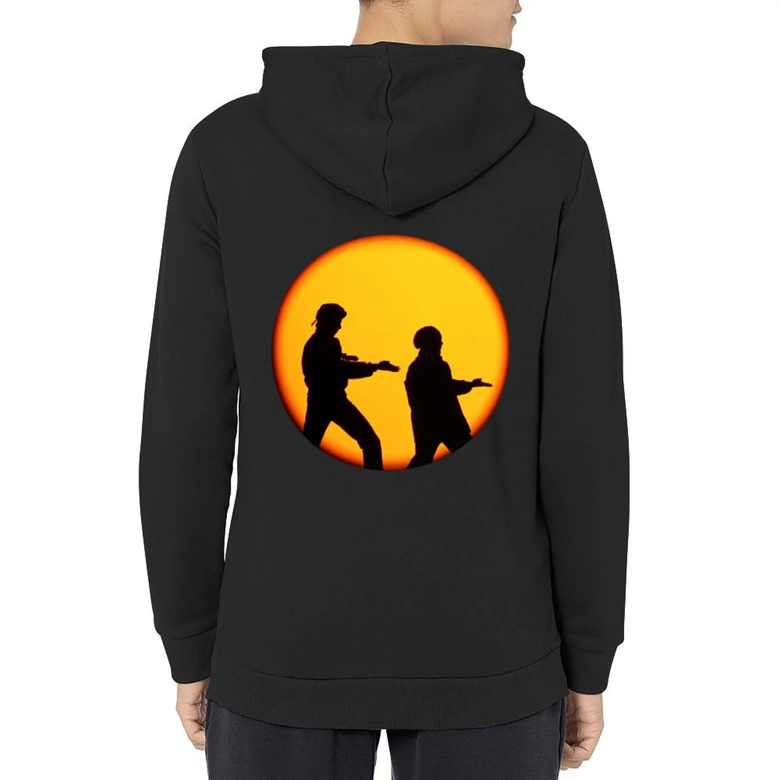 

Karate Kid Sun Sillouette design Hoodie korean autumn clothes men's clothing blouse man hoodie