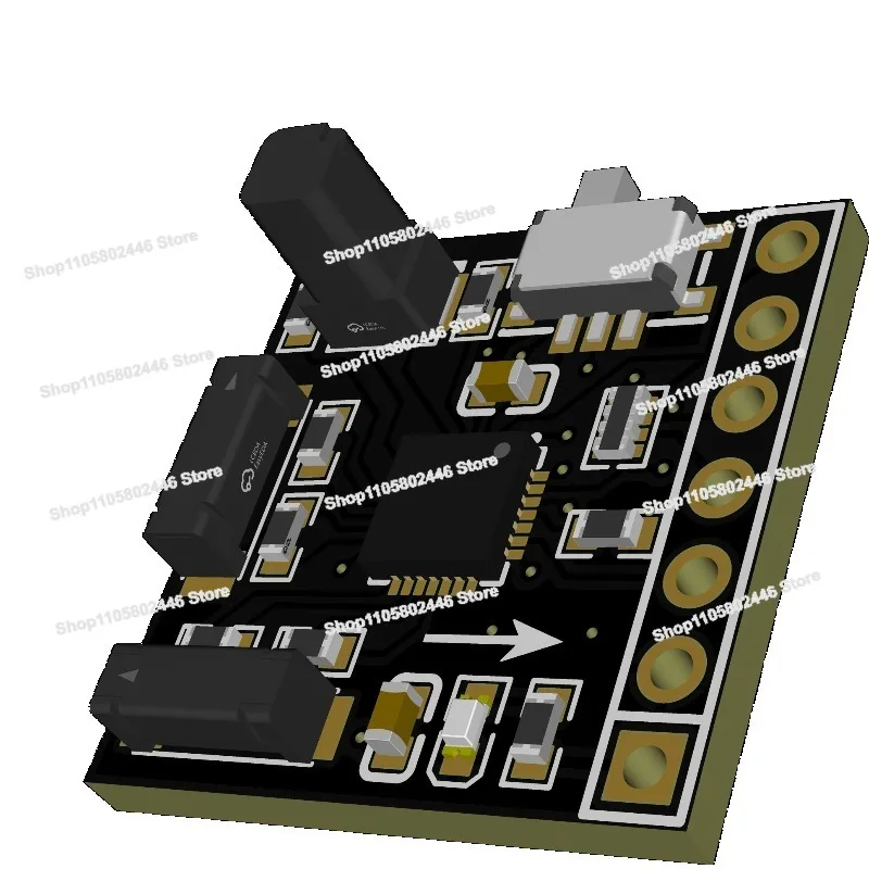 RM3100 Three-axis Magnetometer Module, Good Anti-magnetic Interference Ability, Supports IIC and SPI Communication