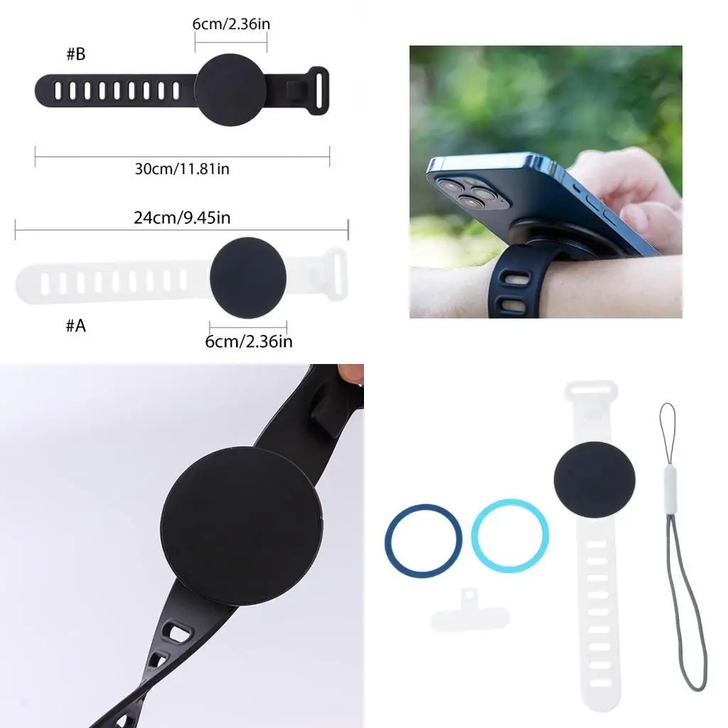 

652f запястья магнитное держатель телефона легко разобрать вращающаяся подставка для повязки