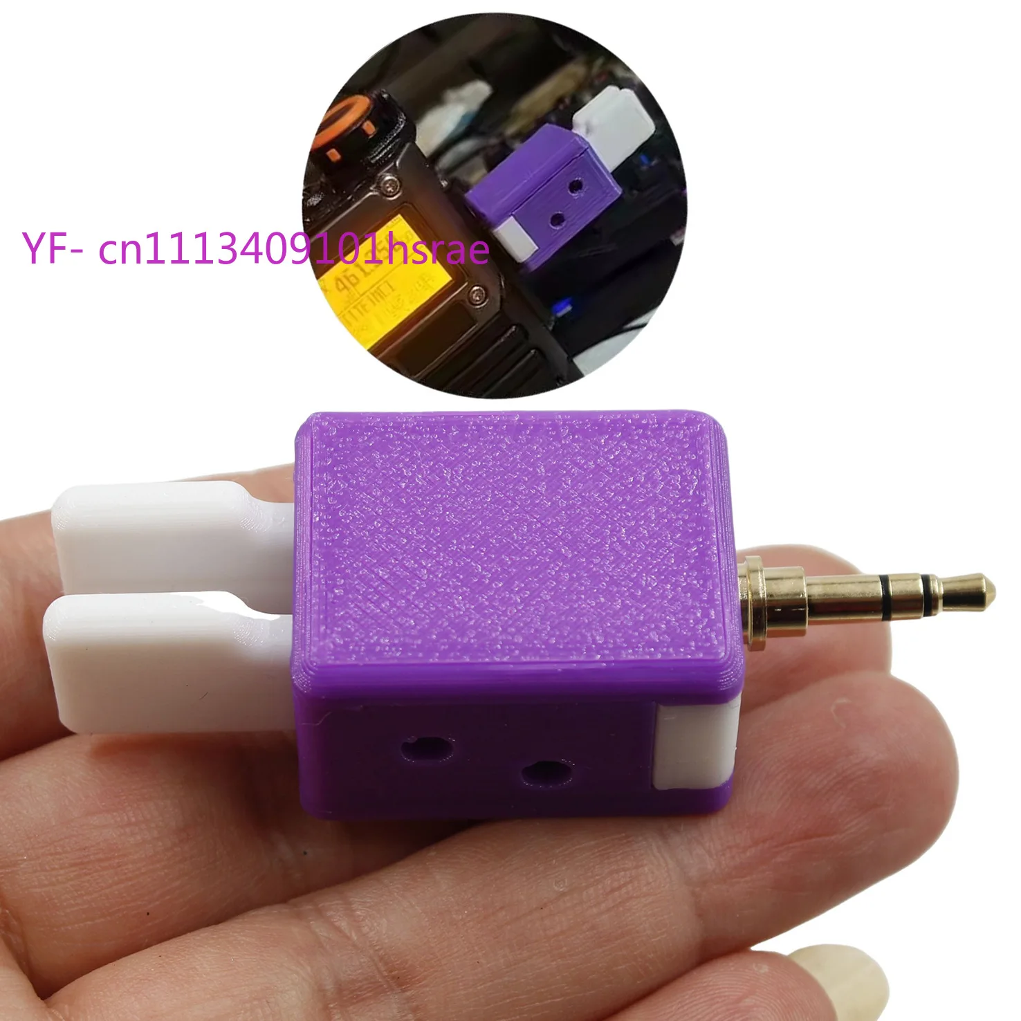 

UVK5 UVK6 CW Morse Code Double Paddle Key, 3.5mm Plug Auto Telegraph Key, Adjustable Spring Force Fit CEC Modified Firmware