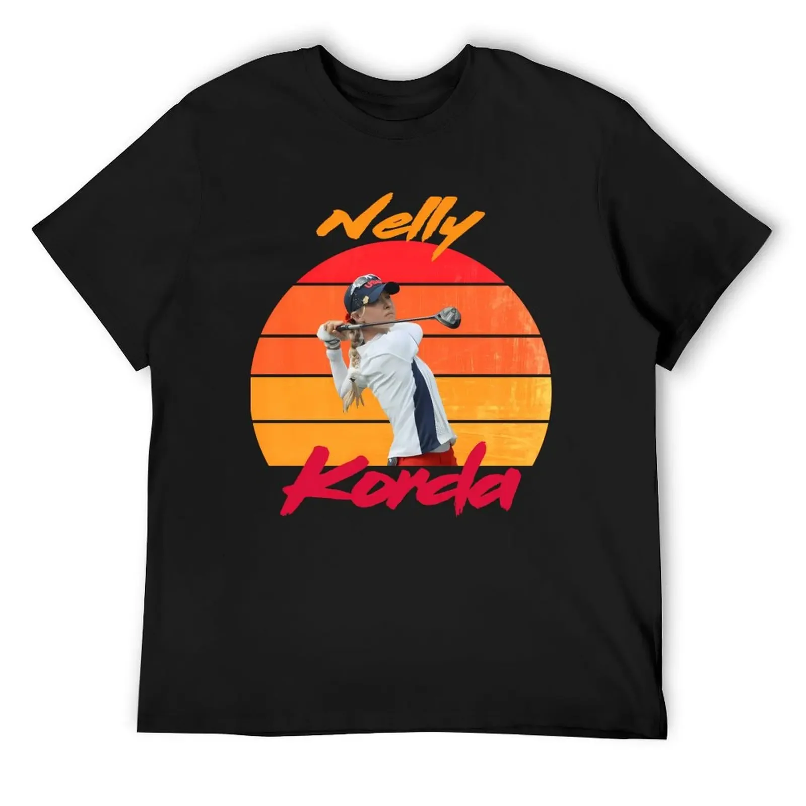 Nelly Korda T-Shirt plus sizes summer top kawaii clothes cheap stuff men t shirts high quality