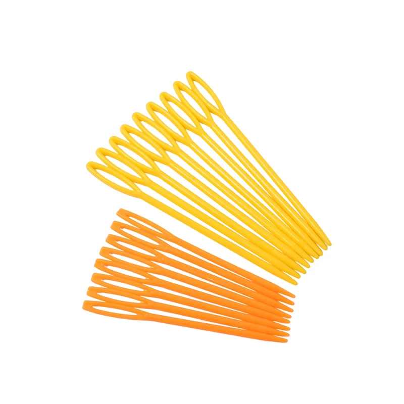 -HOPE 18 pezzi di plastica per cucire a mano, aghi per arazzi, per rammendo, artigianali, 9,3 cm, 7 cm ciascuno, 9 pezzi