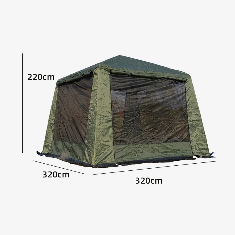 Outdoor awning BBQ Road trip Beach multi-person awning Rainproof Mosquito proof shade tent