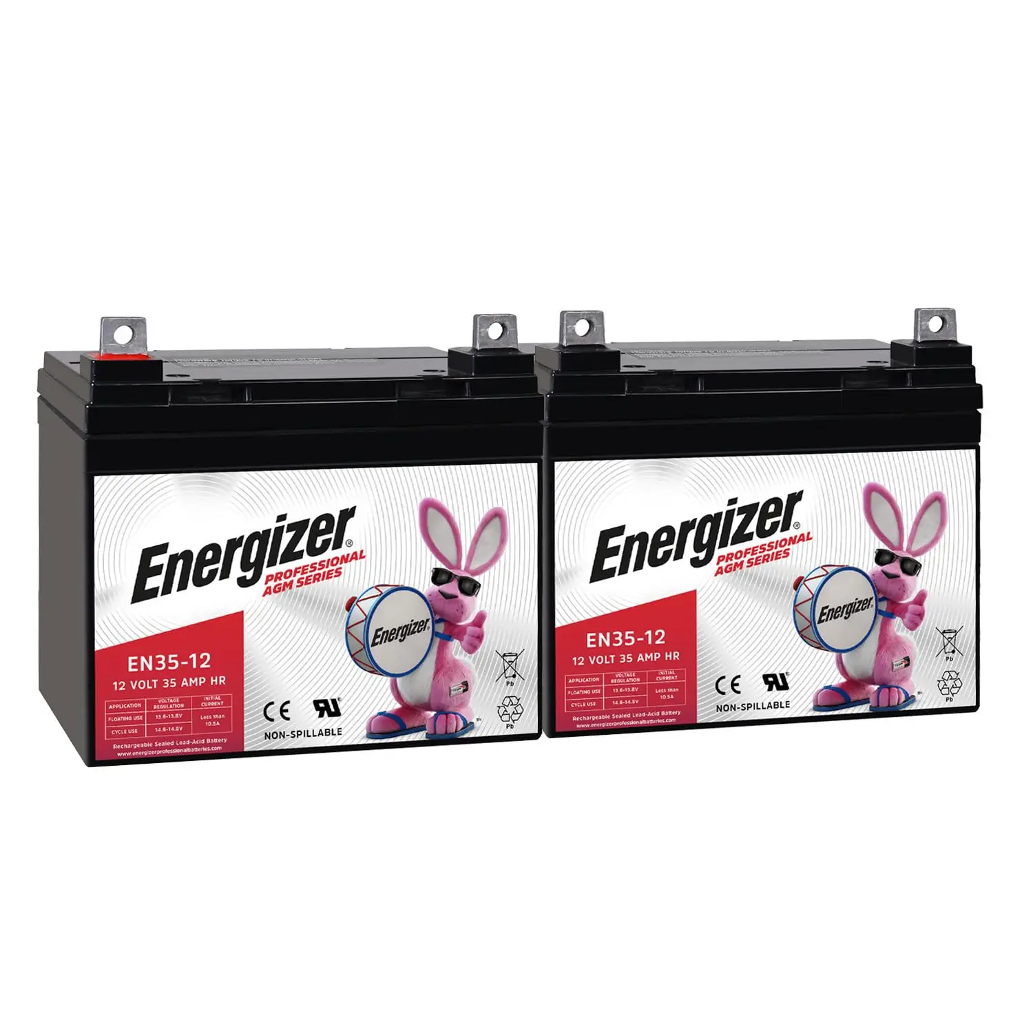 12V 35Ah Sealed Lead Acid AGM Rechargeable Battery for Wheelchairs, Scooters, Backup Power, Customized