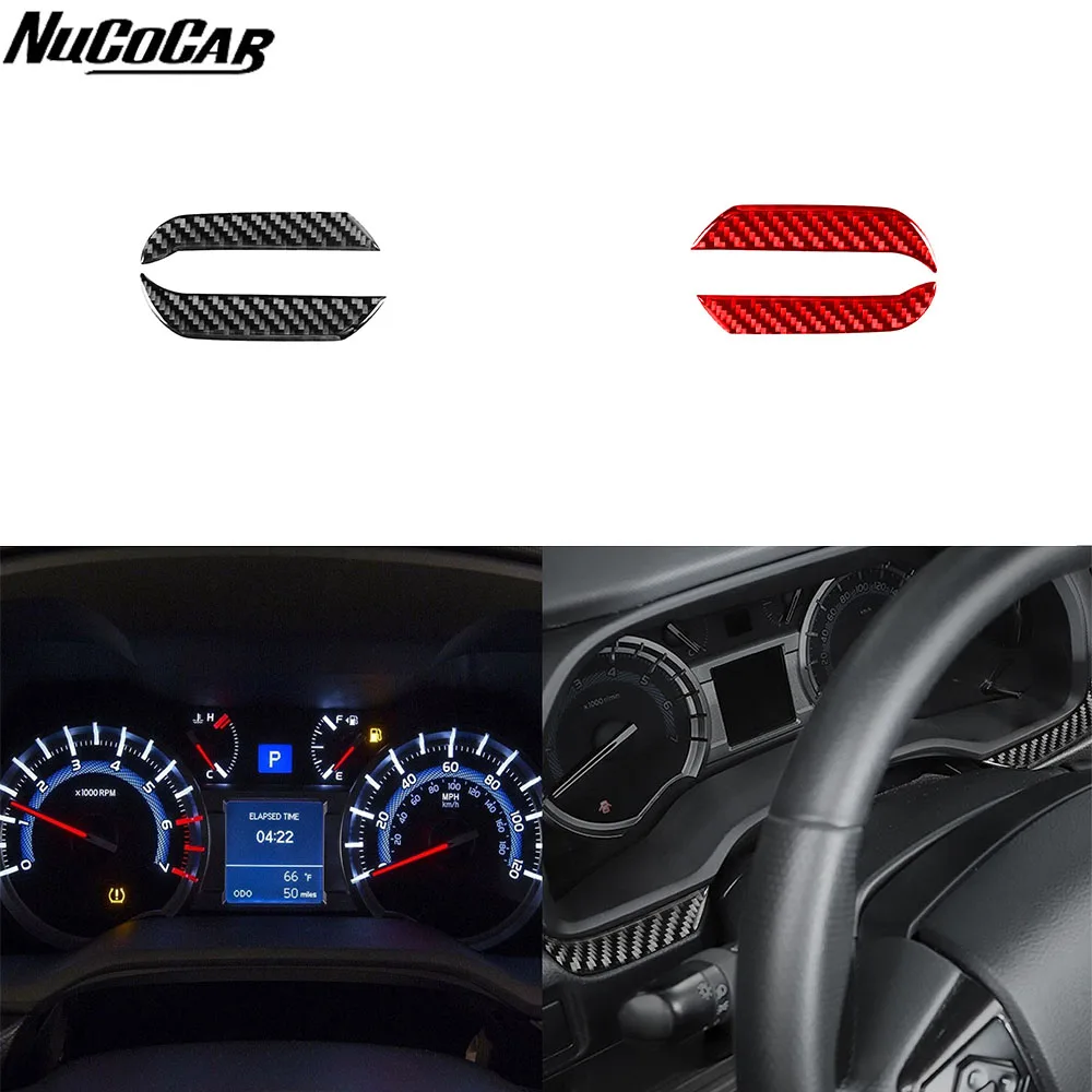 For Toyota 4runner 2010-2020 Carbon Fiber Instrument Speedometer Side Panel Car Accessories Interior Decorative Stickers
