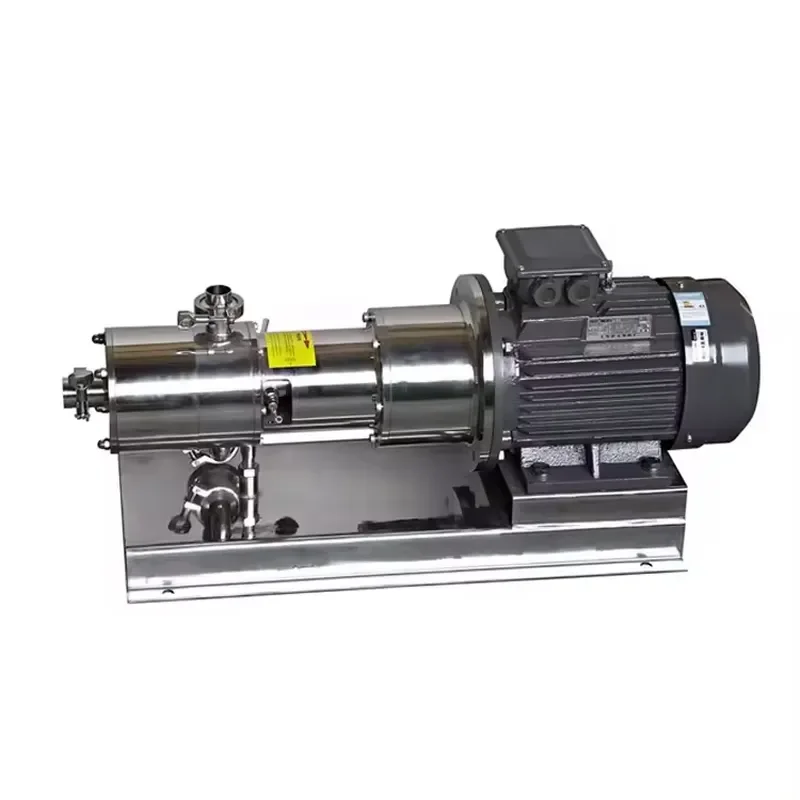 Homogeneous Dispersion Emulsion Pump High Speed Liquid Homogenizer Cosmetics Emulsion Food Industry