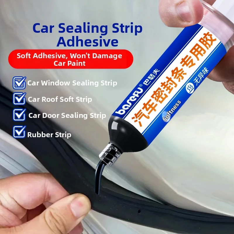 

Car Window Seal Strip Adhesive, Strong Flexible Glue for Sunroof Door Repair, Fix Leaks Noise