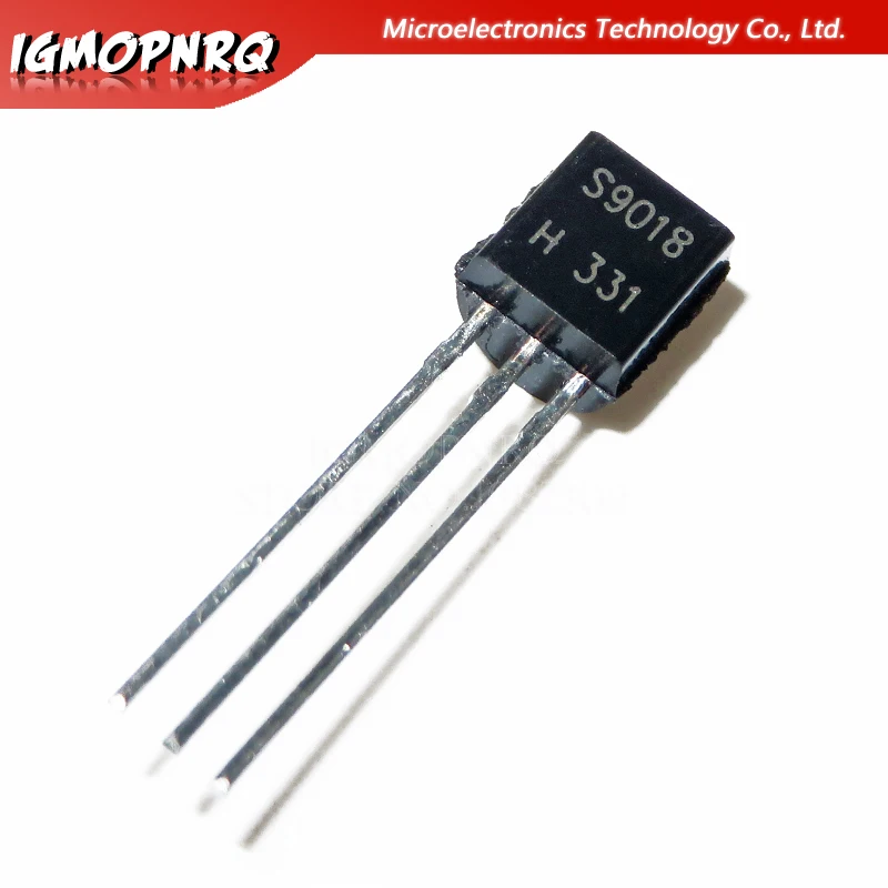 100 stücke s9018 ss9018 9018 rf bipolar transistoren npn/30v/50ma bis-92 neues original