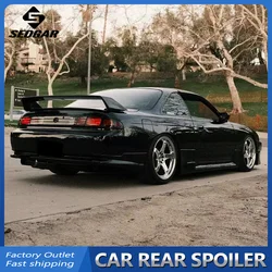 For 1988-2004 Nissan Silvia S13 S14 S15 180SX 240SX 180ZX SX200 Datusn Sakura Factory Style High Quality FRP Unpainted Spoiler