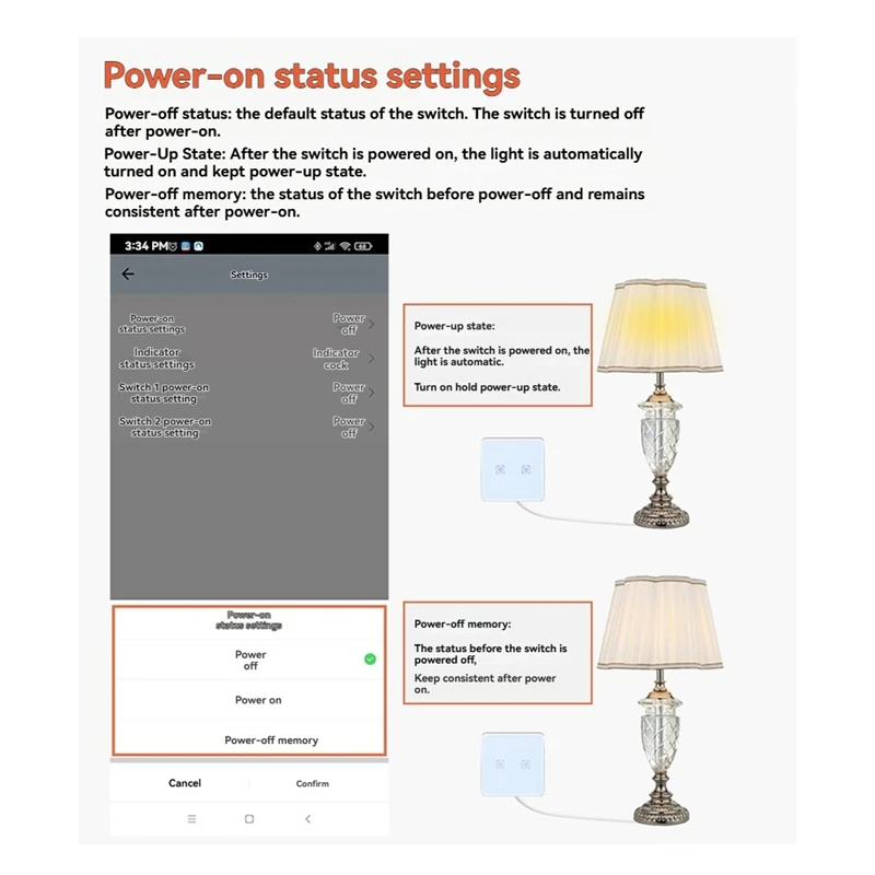 A56G-Zigbee Light Switch With Aluminum Frame Glass Touch Switch Work With Tuya Alexa Home Assistant Control