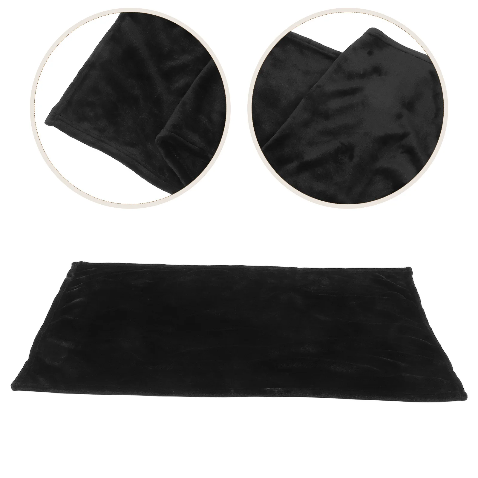 

Throw Blankets Fleece Bed Soft Linings Flannel Bedding Black Office