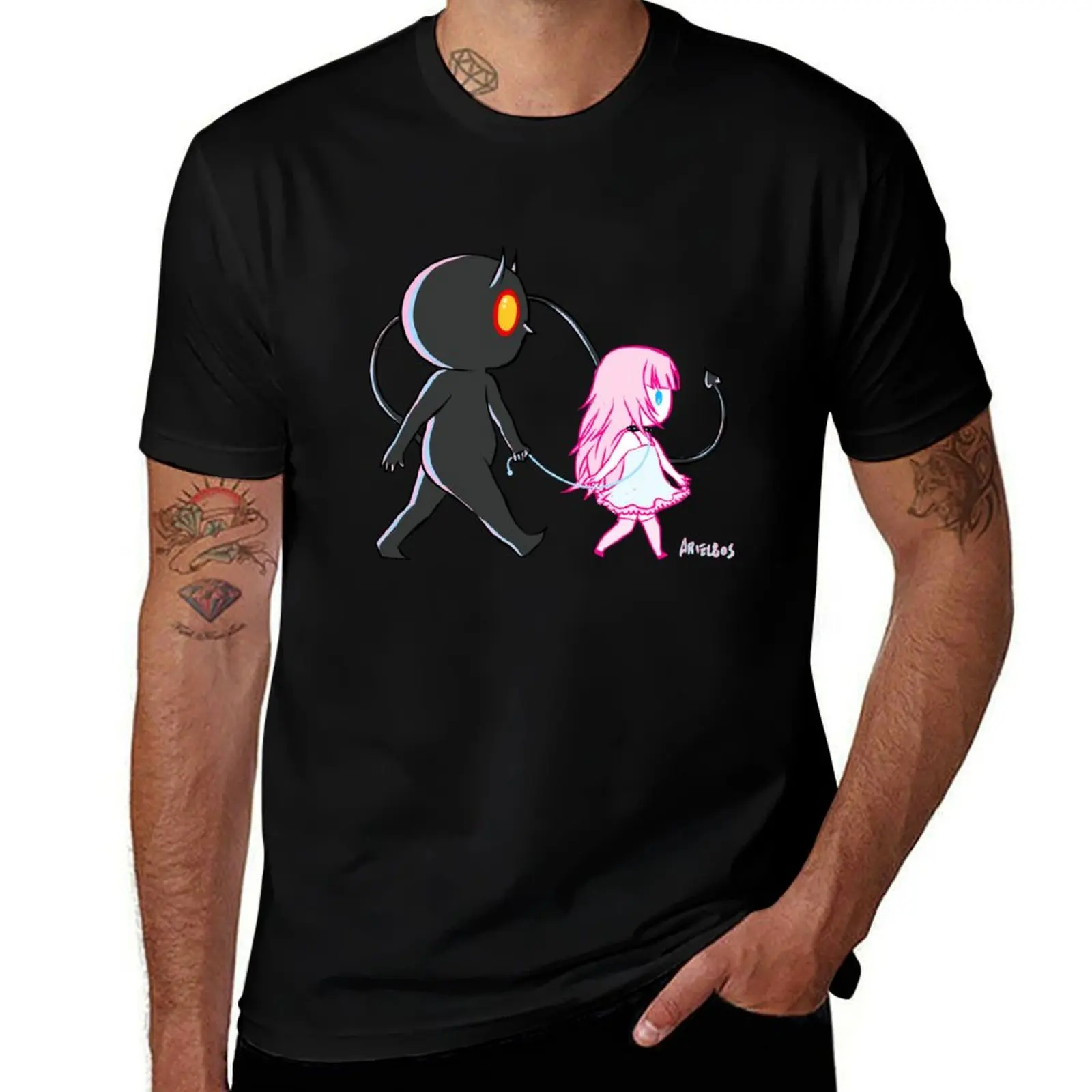 

Chibi DD & LG T-Shirt fashion shirts cute clothes clothes men t shirts high quality