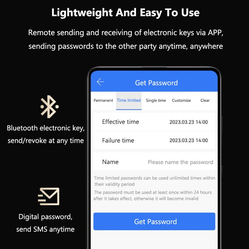 

Приложение Tuya, умный дверной замок с отпечатком пальца, TTLock, пульт дистанционного управления, цифровой пароль без ключа, электрический замок, водонепроницаемый с 2 IC-картами