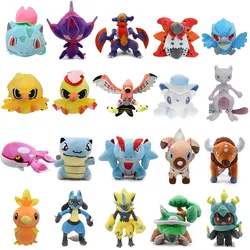 Muñecos de peluche de Pokémon, Ivysaur, Poipole, Volcarona, Articuno, Moltres, Talonflame, Torchic, Lucario, Zeraora, 20 estilos