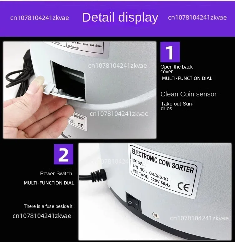 Machine à Comptage de Pièces de Monnaie Japonaise, Thaïlandaise, Baht, Kentucky