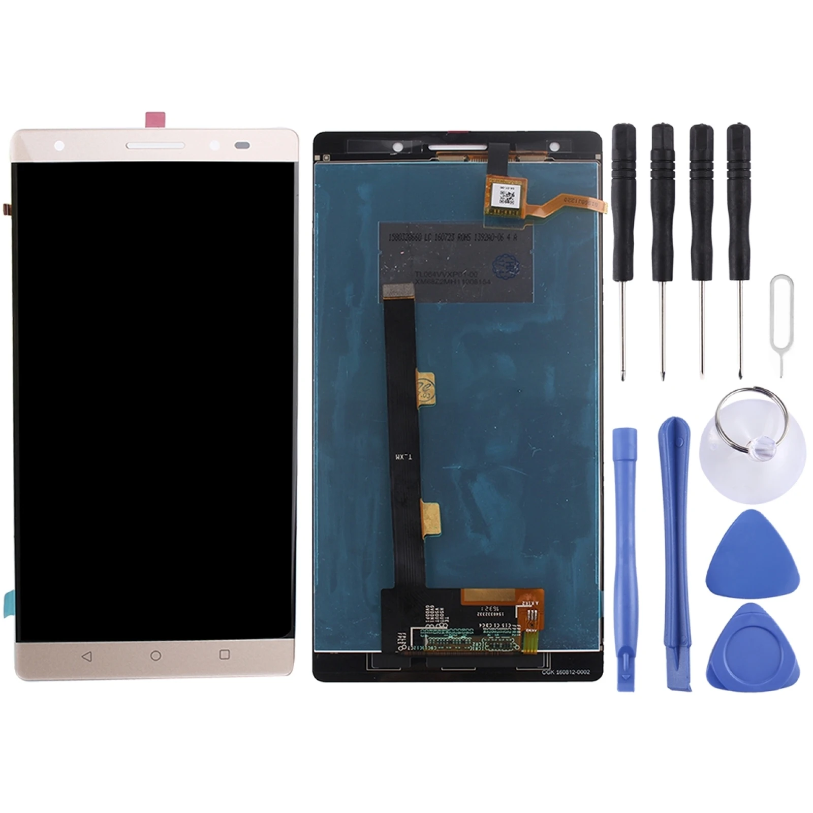 OEM LCD Screen for Lenovo Phab 2 Plus with Digitizer Full Assembly