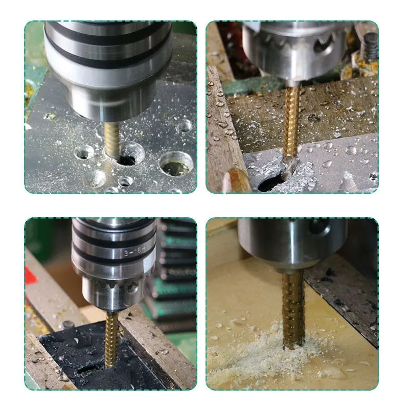 HSS مثقاب الخشب اليد الحفر الكهربائية مثقاب مسننة تويست الحفر مجلس خشبي توسيع والحز أداة مجموعة