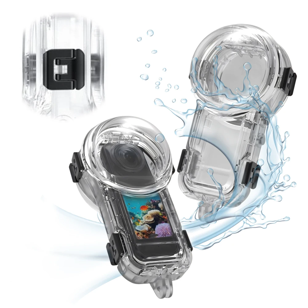 

Dive Housing 60m Waterproof Underwater Protector Anti Scratch Diving Shell for Insta 360 X5 Camera Accessories