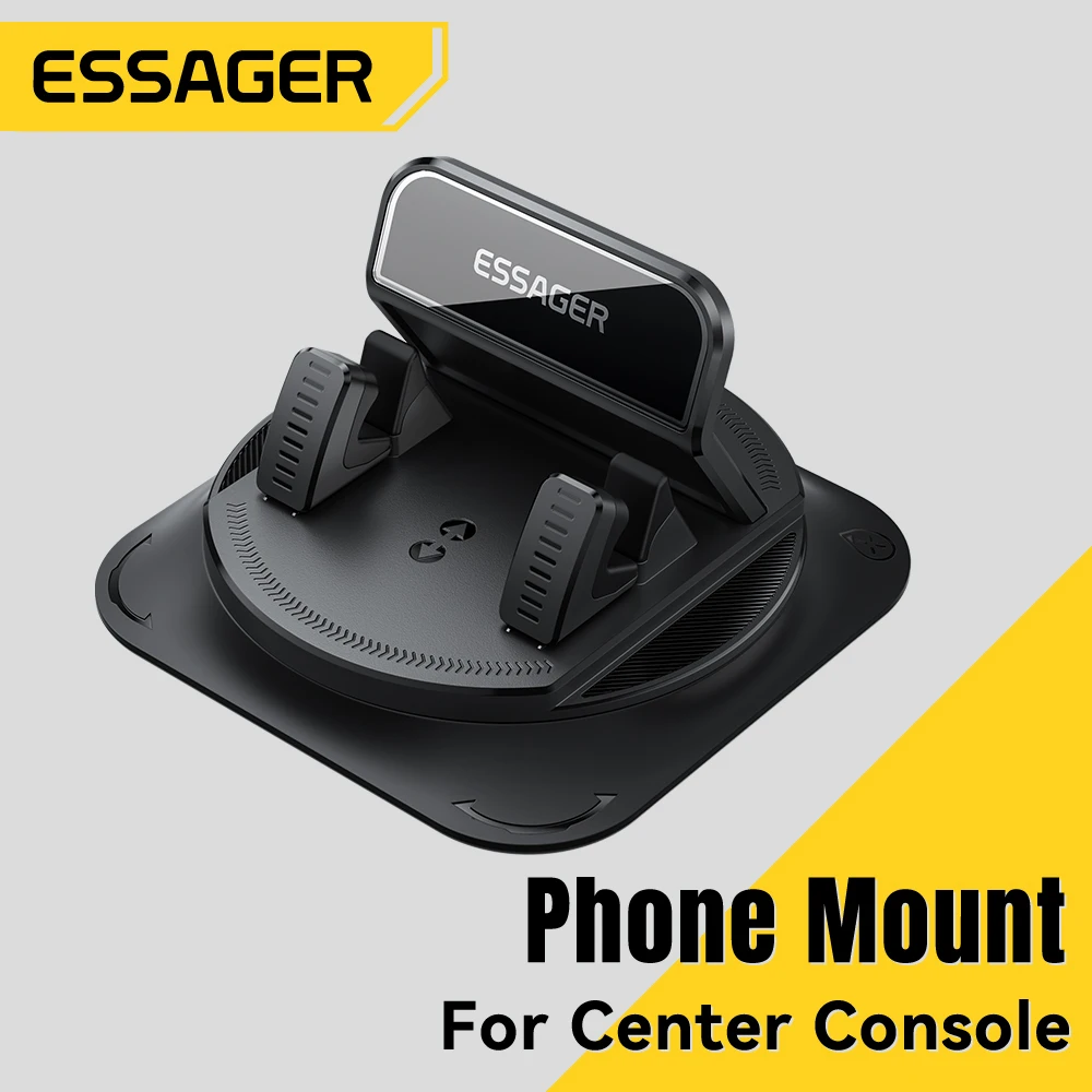 

Essager Anti-slip Car Silicone Holder 360 Degree Car Dashboard Stand Cell Phone Mount For iPhone Samsung Xiaomi Huawei Universal