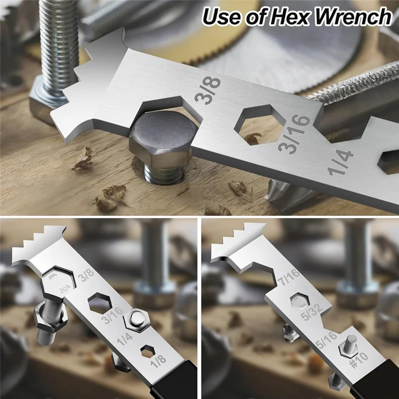 HLZS-마이크로-투스 그루브 포장재 제거 도구 2-in-1 육각 렌치 포함, 2개 세트 포장재 제거 도구 이중 조인트 스크레이퍼 기능