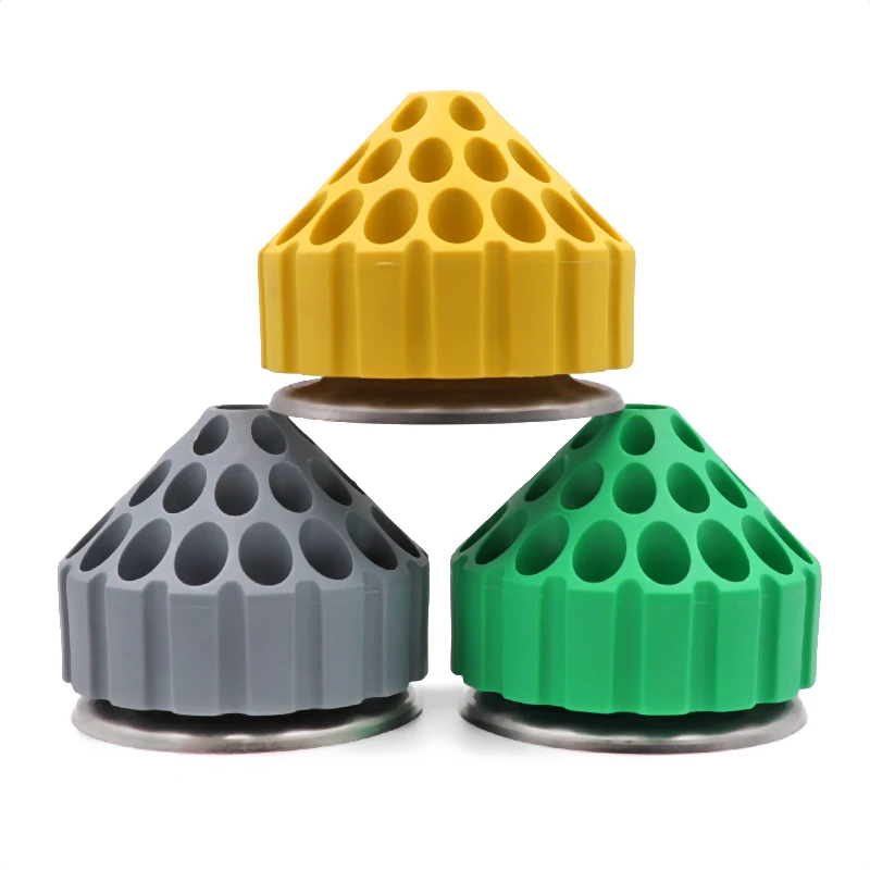 

Dental 360° Rotating Box Turntable For Carving Tool Grinding Head Drill Bit Storage Box Dentistry Organizer Stainless Steel Base